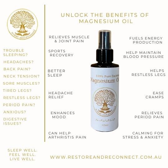 100% Pure Magnesium Oil - come back to your body