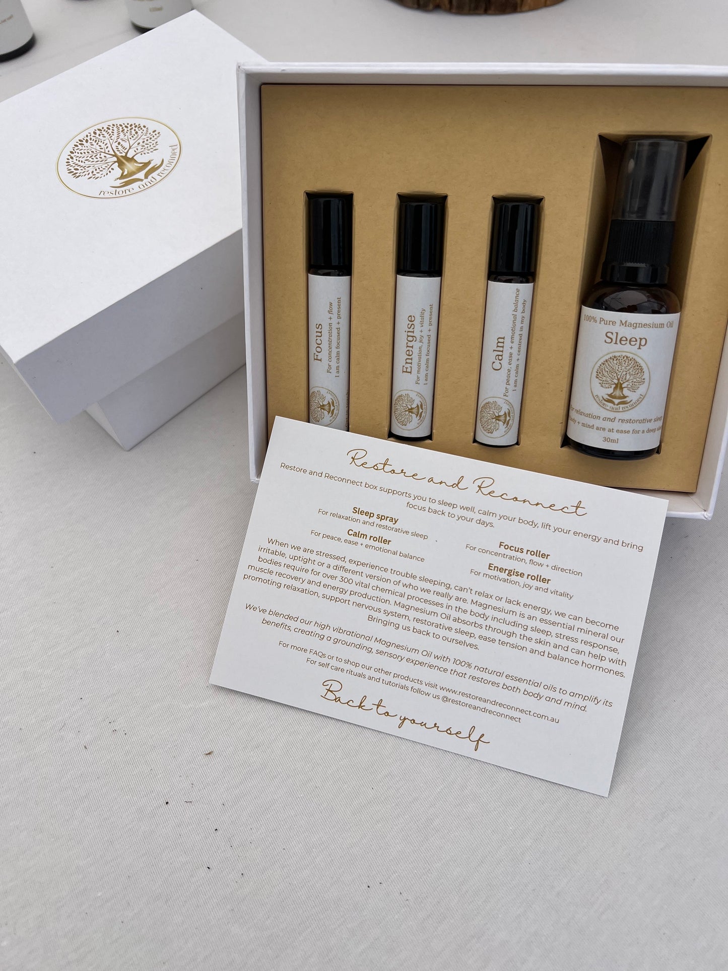 Magnesium and Essential Oil Gift Box