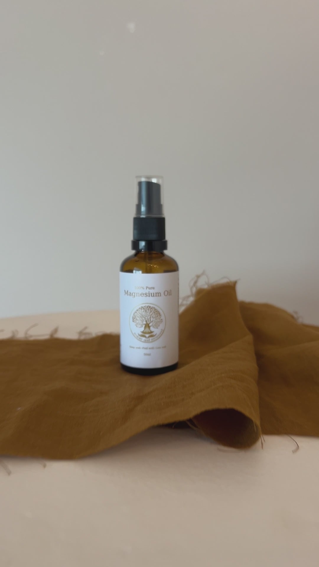 Magnesium Oil 50ml glass bottle